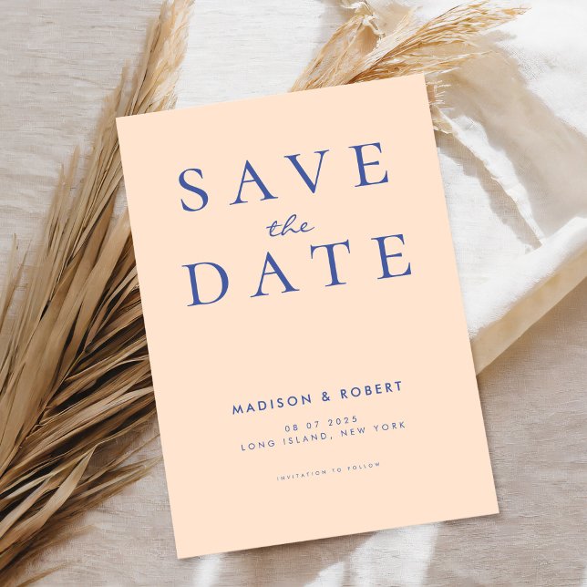 Modern Minimalist Wedding Save the Date (Creator Uploaded)