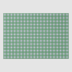 Modern minimalist white and navy circle patterns tissue paper