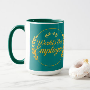 Modern Minimalist World’s Best Employee Mug