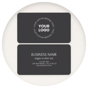 Modern Minimalistic Company Logo/any Image Grey