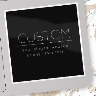 Modern Minimalistic Editable Text   Black & White