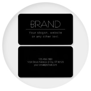 Modern Minimalistic Editable Text   Black & White