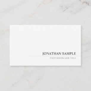 Modern Minimalistic Professional Simple Template Business Card