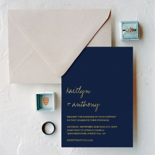 Modern Minimalistic Script Wedding Real