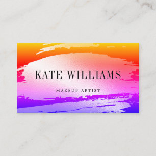 Modern minimalistic simple professional luminous business card