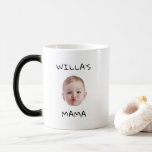 Modern minimalists Face Baby Gift for New Mummy    Magic Mug<br><div class="desc">Modern minimalists Face Baby Gift for New Mummy Magic Mug</div>