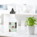 Modern Mint Collage Photo Dad Best Gift 532 Ml Water Bottle<br><div class="desc">Modern Mint Collage Photo Dad Best Gift is a unique and personalised gift that is perfect for any occasion such as Father's Day, birthdays, or any other special day that honours fathers. This gift is designed to showcase the special moments and memories that you've shared with your dad throughout the...</div>