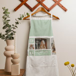 Modern Mint Collage Photo Dad Best Gift Apron<br><div class="desc">Modern Mint Collage Photo Dad Best Gift is a unique and personalised gift that is perfect for any occasion such as Father's Day, birthdays, or any other special day that honours fathers. This gift is designed to showcase the special moments and memories that you've shared with your dad throughout the...</div>
