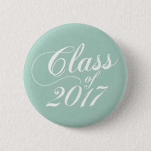 Modern Mint Graduation 6 Cm Round Badge