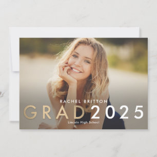 Modern Mix Graduation Announcement Invitation