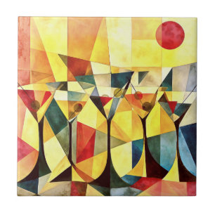 Modern Mixology Ceramic Tile