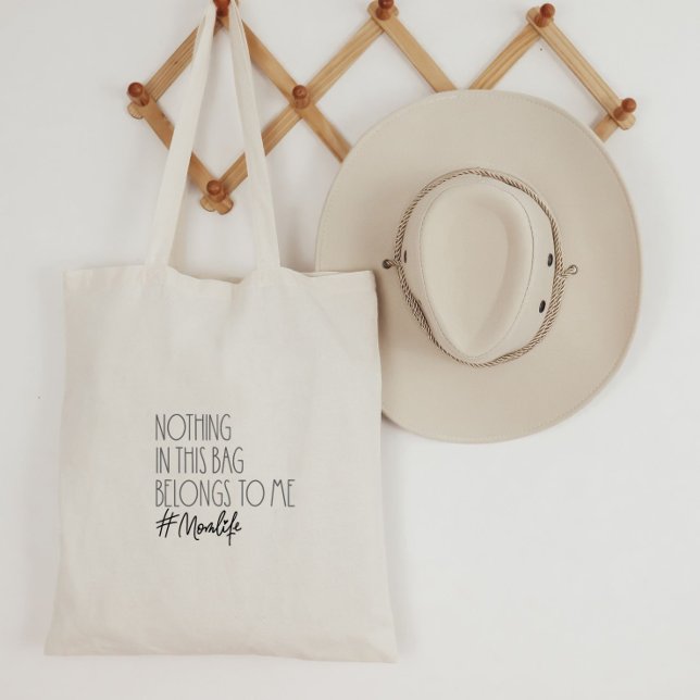 Modern Momlife Quote Funny Motherhood Bag (Creator Uploaded)