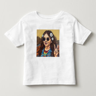 Modern Mona Lisa Painting - Inspired by da Vinci Toddler T-Shirt
