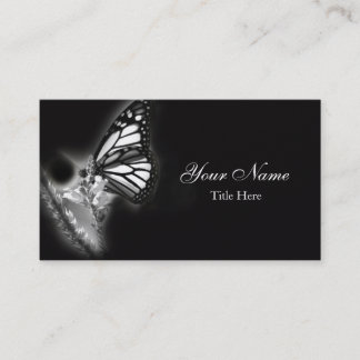 Modern Monarch Butterfly Business Card