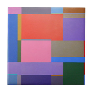 Modern/Mondrian Art Ceramic Tile