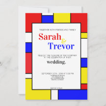 Modern Mondrian Inspired Geometric Art 