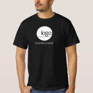 MODERN MONOCHROME BUSINESS BRAND UNIFORM LOGO NAME T-Shirt