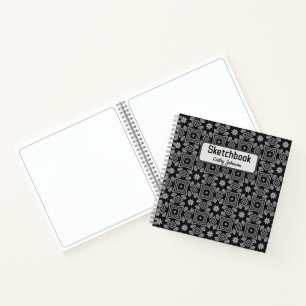 Modern Monochrome Notebook