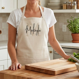 Modern Monogram  Apron