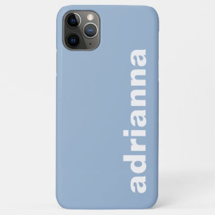 Modern Monogram Blue iPhone 11 Pro Max Case