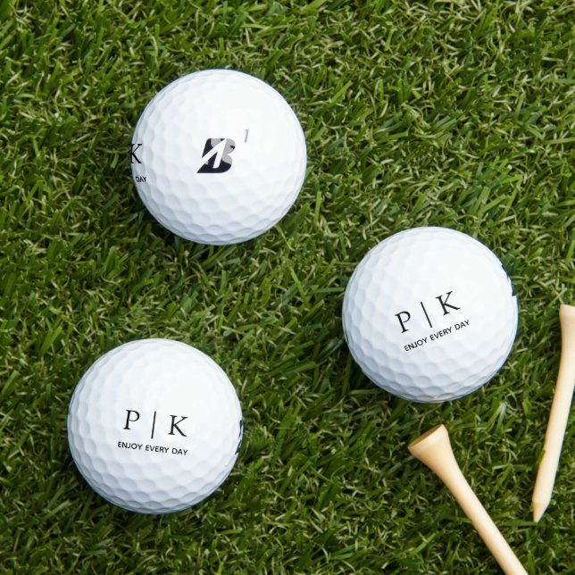 Modern Monogram Bridgestone e6 Golf Ball (Insitu Grass)