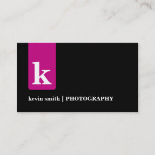 Modern Monogram Business Cards