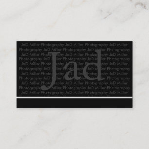 Modern Monogram Business Cards