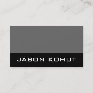 Modern Monogram Business Cards