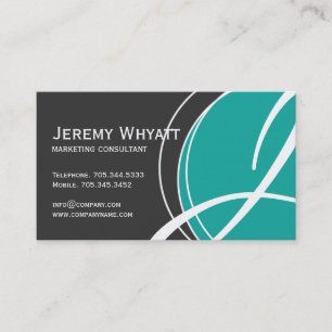 Modern Monogram Business Cards