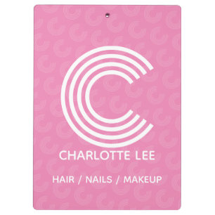 Modern Monogram Clipboard