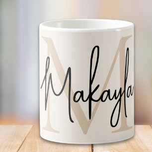Modern Monogram  Coffee Mug