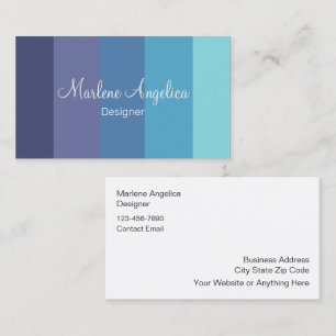Modern Monogram Designer Business Cards