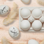 Modern monogram Egg Stamp<br><div class="desc">Personalized egg stamps for your homestead or family farm with beautiful chicken / duck illustrations and monograms or information in farmhouse font. These stamps are designed to be used with the handle for better application and we have not included the ink as it is up to you to choose one...</div>