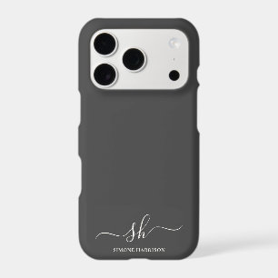 Modern Monogram Elegant Calligraphy Personalised