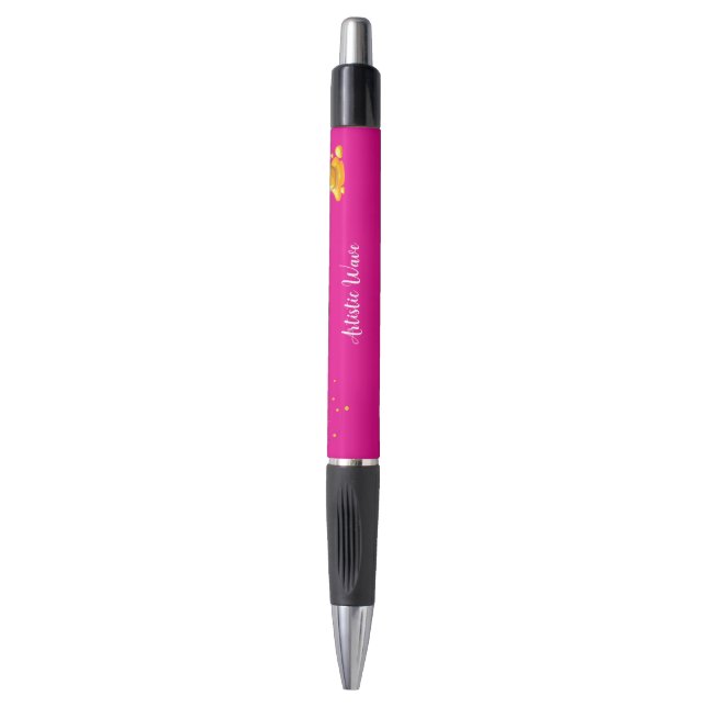 Modern Monogram Honey Pot Pen (Front Vertical)