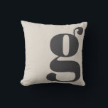 Modern Monogram Initial Letter Beige Cream Cushion<br><div class="desc">Style your space with this chic minimalist monogram pillow featuring a bold letter design on a soft neutral background. Perfect for modern home decor, cosy living rooms, or stylish bedroom accents, this timeless piece complements any aesthetic. Ideal for housewarming gifts, weddings, or anyone who loves elegant, personalised home accessories. A...</div>