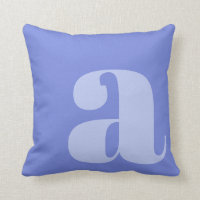 Modern Monogram Initial Letter Trendy Periwinkle