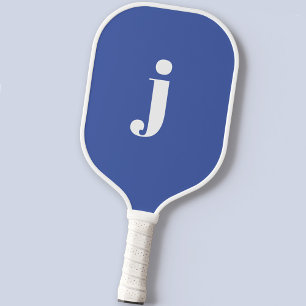 Modern Monogram Initial Pickleball Paddle
