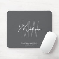 Modern Monogram Logo Grey Consultant