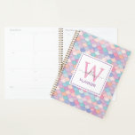 Modern Monogram Name Pretty Glam Mermaid Trendy Planner<br><div class="desc">Modern Monogram Name Pretty Glam Mermaid Trendy Planner. Personalized planner. Mermaid pattern designed by brgfx.</div>