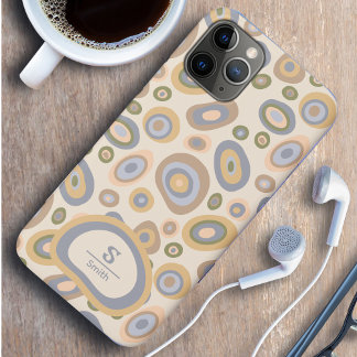 Modern Monogram Phone Case – Abstract Design