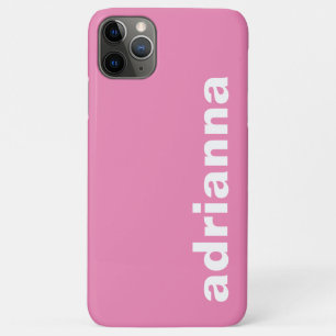 Modern Monogram Pink iPhone 11 Pro Max Case