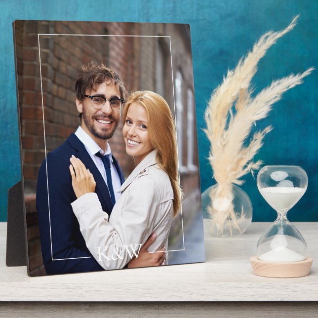 Modern Monogram Plaque (Side)