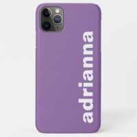 Modern Monogram Purple