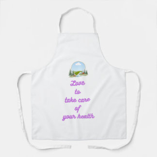 Modern Monogram Women's Cooking Apron
