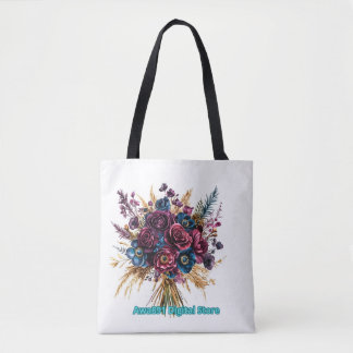 Modern monogrammed shoulder bag