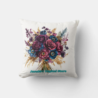 Modern monogrammed shoulder bag cushion