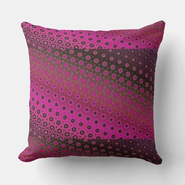 Modern Morphed Pattern Pillow (Front)