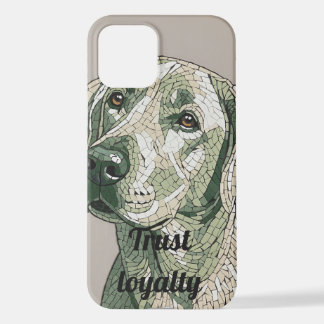 Modern Mosaic Labrador Phone Case Abstract Pet Art