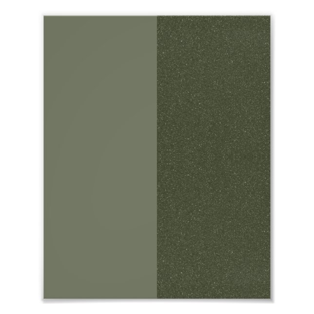 Modern Moss Dual Texture Poster – Customisable (Front)
